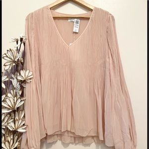 Wilfred Daydreamer V-Neck Blouse coral blush